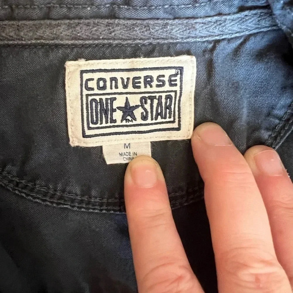 Converse One Star button down top - Picture 2 of 5